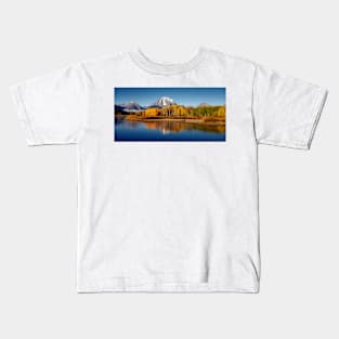 Morning Reflection in Grand Teton Kids T-Shirt